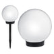 Lampa solara de gradina 20 x 53, GB123, alb, design modern