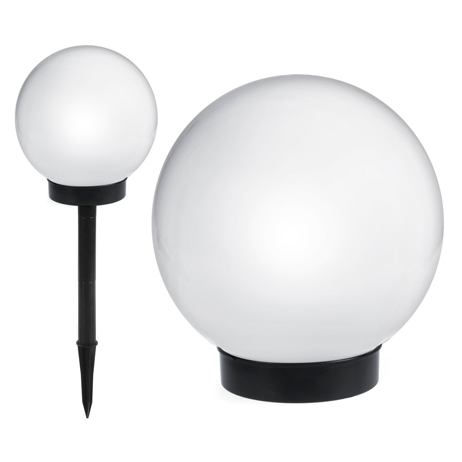 Lampa solara de gradina 20 x 53, GB123, alb, design modern