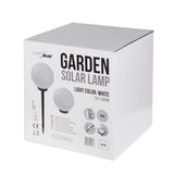 Lampa solară GreenBlue, de grădină, de tip sferic, 25x25x58 cm, LED alb, GB166
