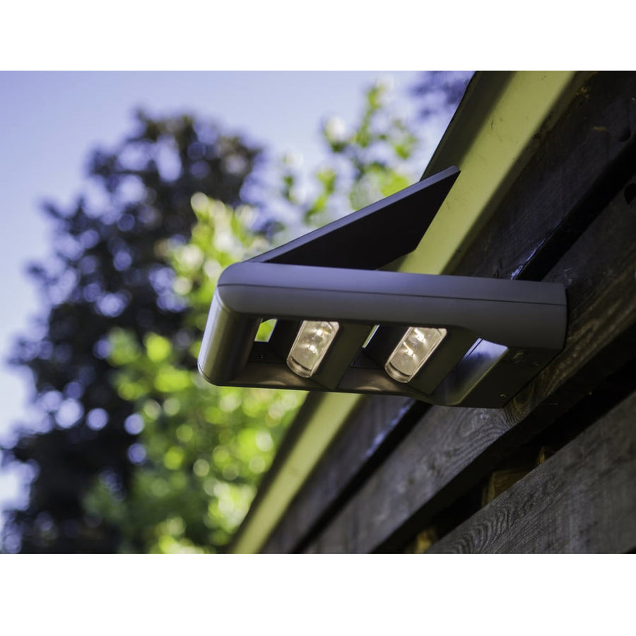 GreenBlue GB131 LED 12W lampă solară de perete - două direcții independente de lumină