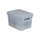 Recipient curver, multifuncțional, cu capac, gri, 17l, Infinity