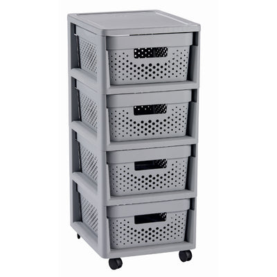 Curver -Bibliotecă deschisă / 4-11L / Culoare gri