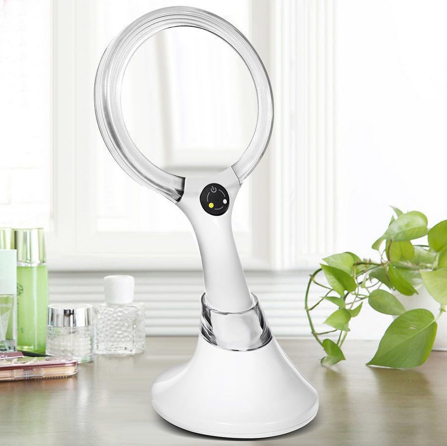 Oglindă cosmetică în picioare LED Light 5X Mărire Promedix PR-100 încărcător wireless