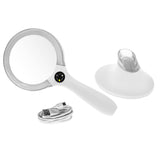 Oglindă cosmetică în picioare LED Light 5X Mărire Promedix PR-100 încărcător wireless