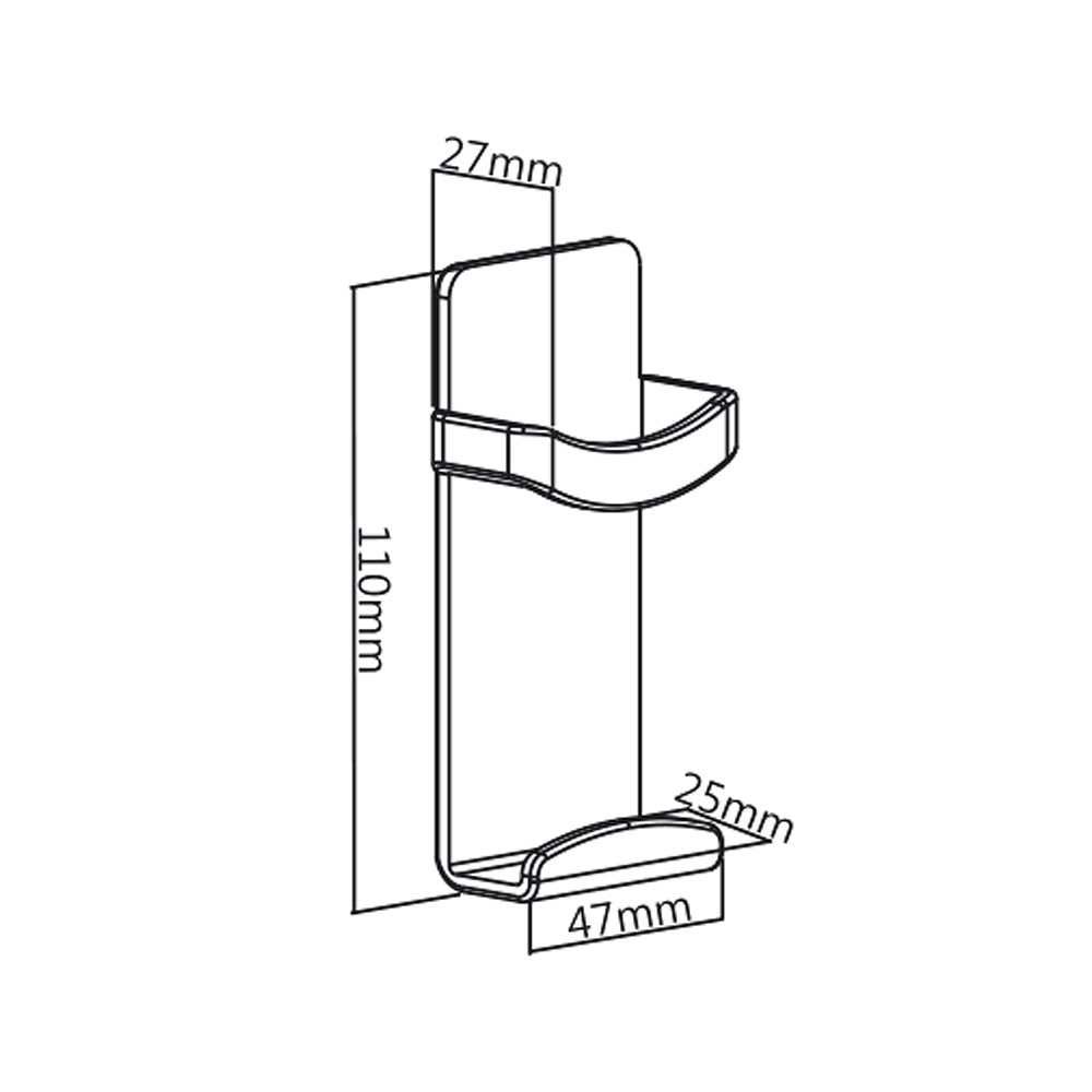 Maclean Brackets MC-755 Montare perete telecomandă Montare cu magnet universal