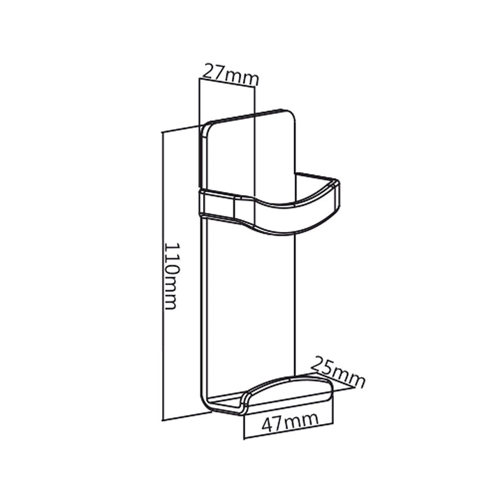Maclean Brackets MC-755 Montare perete telecomandă Montare cu magnet universal