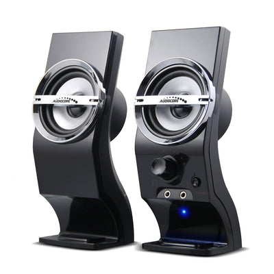 Difuzoare de calculator Audiocore de 6W, USB, negru, AC805