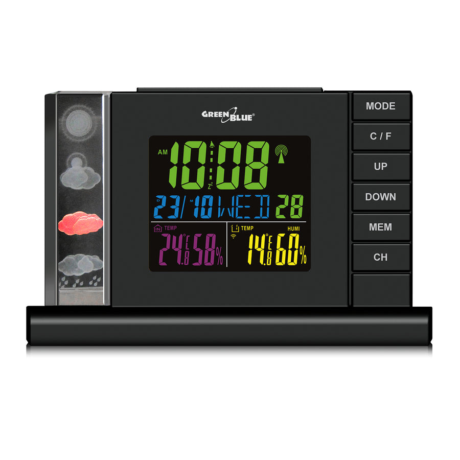 Stație meteo fără fir GreenBlue DCF model GB141