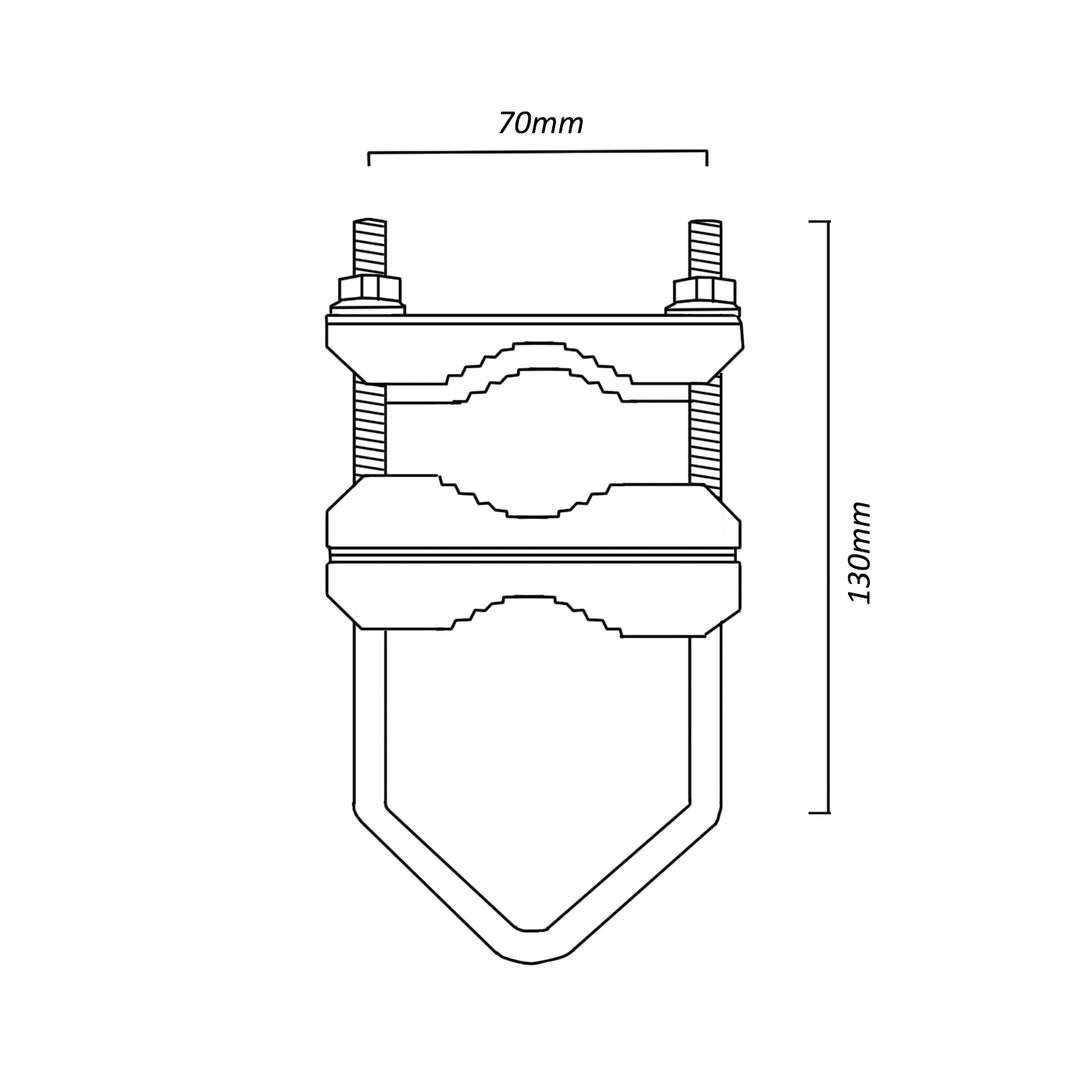 Maclean MCTV-554 Accesorii de montare SAT Sat pentru accesorii antenă Oțel 2 bucăți