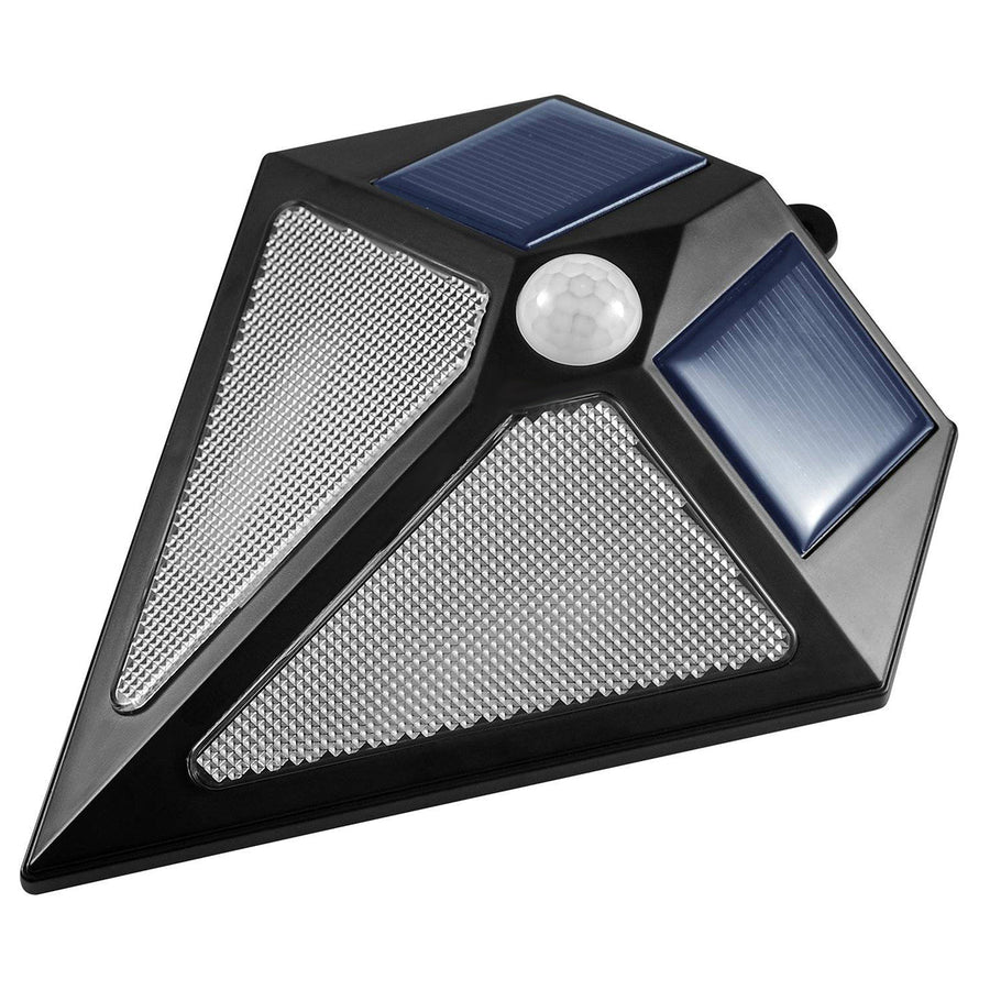 Lampă cu LED-uri Maclean, solară, montată pe perete, cu detector de mișcare, 6 LED-uri, 2x solar, MCE168