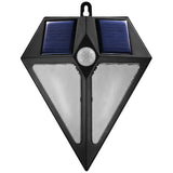 Lampă cu LED-uri Maclean, solară, montată pe perete, cu detector de mișcare, 6 LED-uri, 2x solar, MCE168