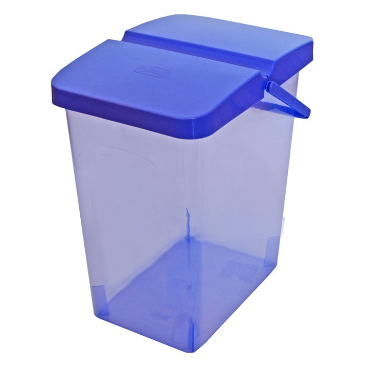 Depozit Container de spălare a pulberii de spălare pentru animale de companie Dog Cat Food Box mâner 10L