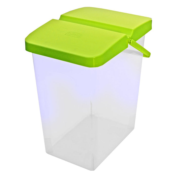 Depozit Container de spălare a pulberii de spălare pentru animale de companie Dog Cat Food Box mâner 10L