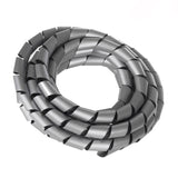 Maclean Capac de cablu, mascare, (20,4 * 22 mm), 3m, spirală argintie, MCTV-687S