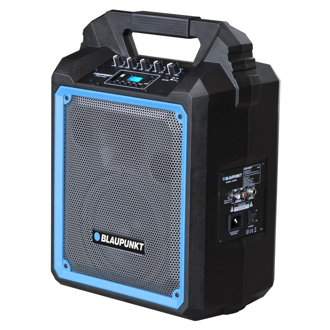 Boxa portabila cu functie de karaoke, Blaupunkt MB06, 500W, negru