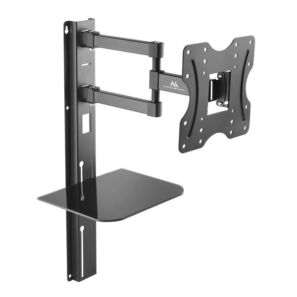 Suport TV cu raft pentru DVD Maclean, VESA 200x200, 23"-42", 30 kg, MC-771