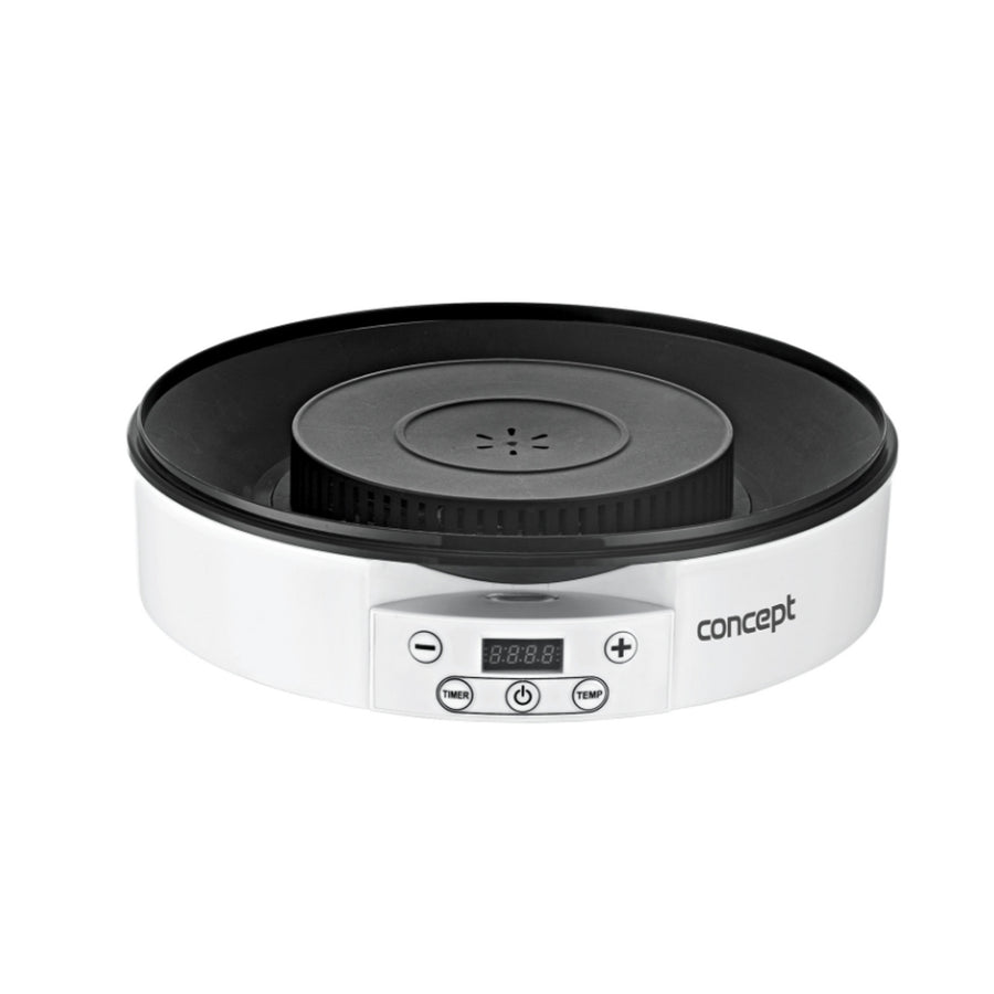 Concepct SO202020 Deshidrator electric de alimente 9 tăvi cu LED uscător de ciuperci Digital Timer Tavă de crudități 500 W