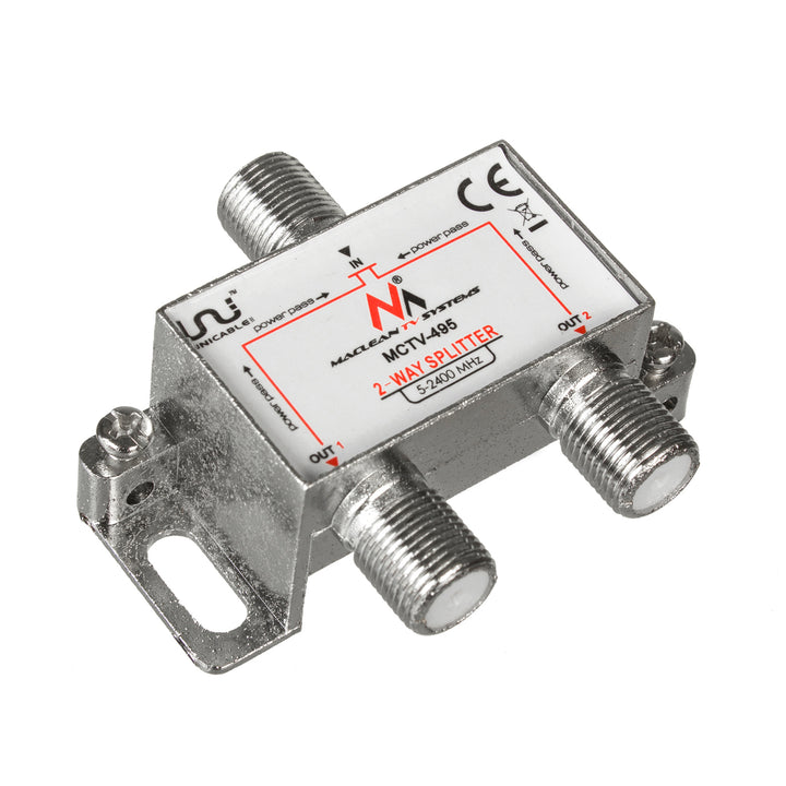 Maclean MCTV-495 Splitter satelit dual splitter 2 ieșiri 1/2 Unicabil 5-2400MHz