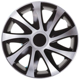 DRACO CS capace de butuc universale 14" negru/argintiu 4 bucăți
