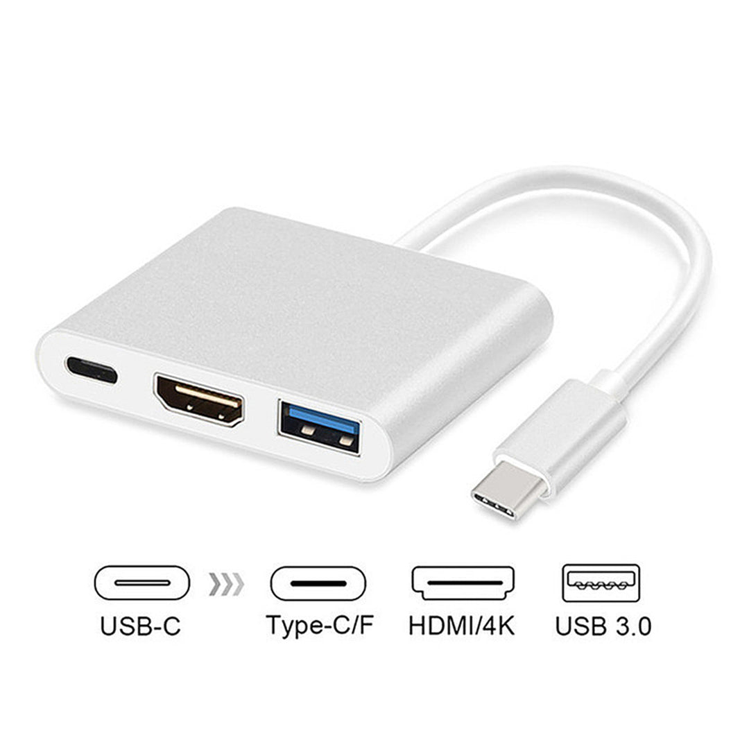 Maclean MCTV-840 USB-C - Adaptor HDMI / USB 3.0 / USB-C