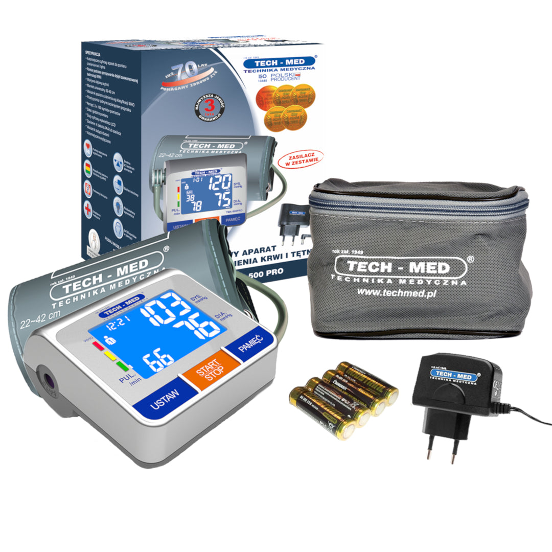 Tensiometru electronic Tech-Med , TMA-500PRO, cablu de alimentare inclus