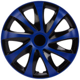 Capace de butuci universale 14" NRM DRIFT Extra albastru/negru 4 bucăți