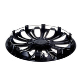 16" NRM STRONG STRONG Duocolor capace de butuci universale negru/argintiu 4 bucăți