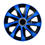 Capace de butuci universale 14" NRM DRIFT Extra albastru/negru 4 bucăți