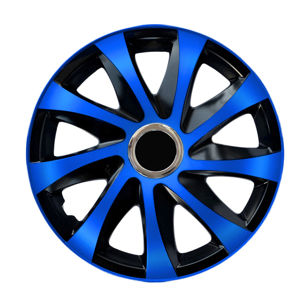 Capace de butuci universale 15" NRM DRIFT Extra albastru/negru 4 bucăți