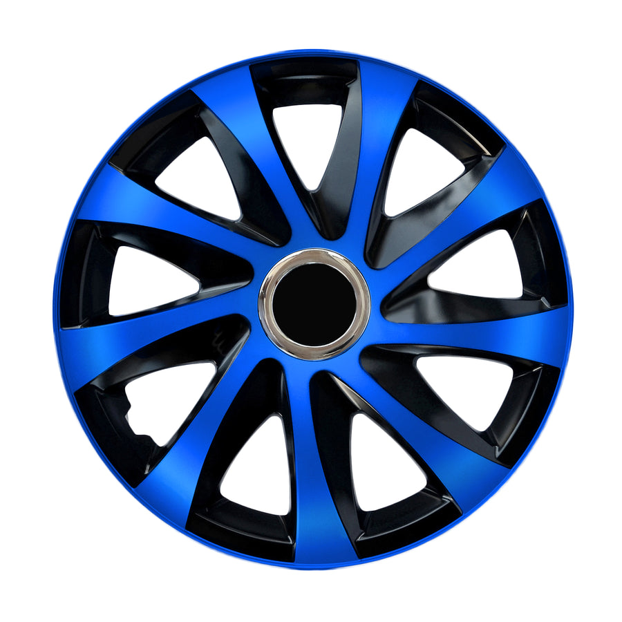 Capace de butuci universale 15" NRM DRIFT Extra albastru/negru 4 bucăți