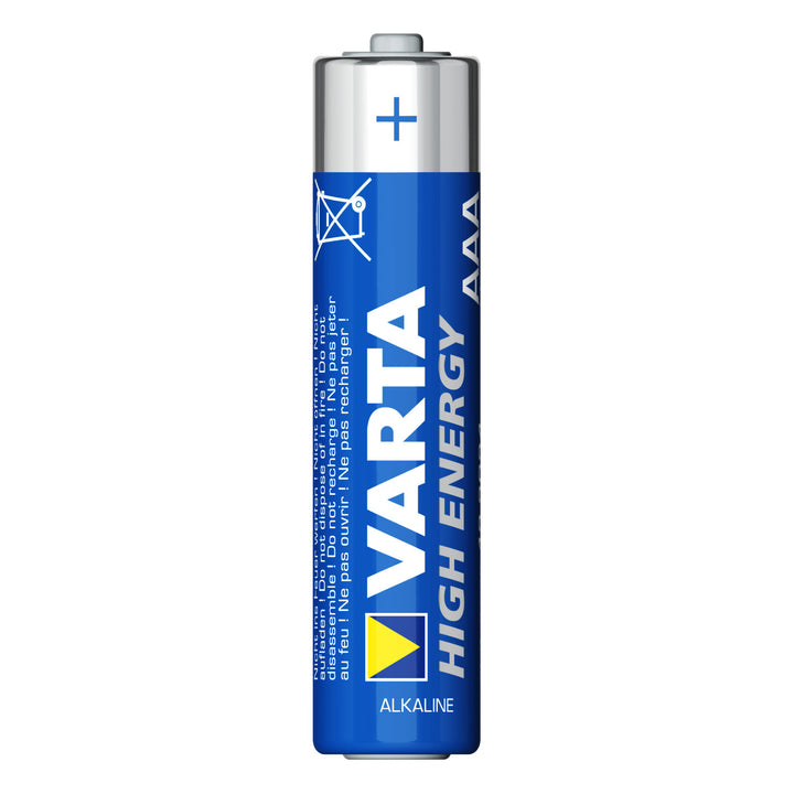 Set de 24 baterii alcaline AAA, R3, Varta Long Life Power, 1,5 V