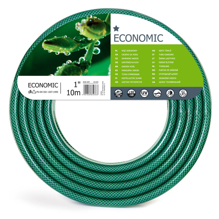 Furtun de grădină economic Cellfast 1" 10m material PVC