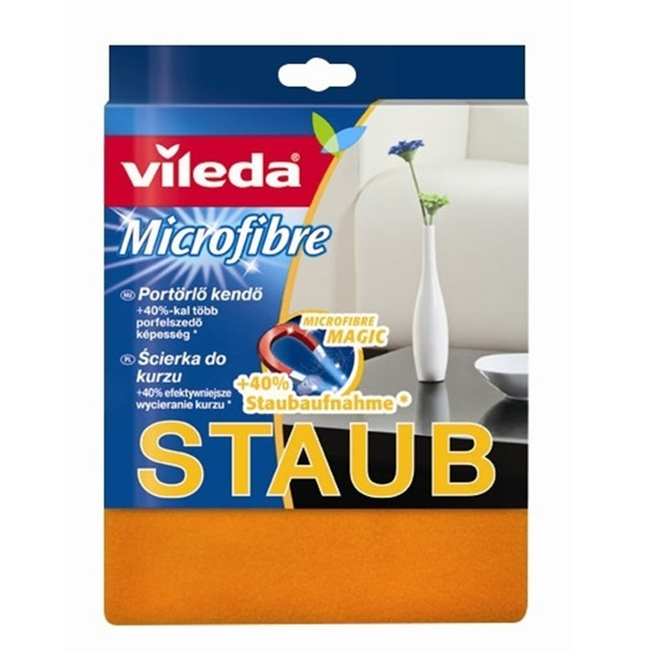 Pânză din microfibră pentru îndepărtarea prafului fără remorcare VILEDA Staub 30 x 40 cm