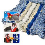 Capac pentru mop Vileda, pentru curățarea gresiei, a parchetului din PVC, Ultramax Tiles Care