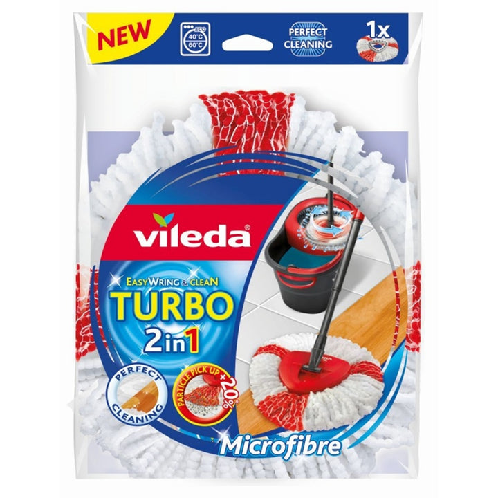 Vileda Easy Wring and Clean și Easy Wring and Clean TURBO 2in1 mop cover