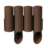 Gard de grădină Cellfast, aspect de lemn, rezistent la îngheț, lungime 2,3 m, culoare maro, 34-041