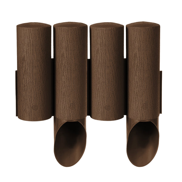 Gard de grădină Cellfast, aspect de lemn, rezistent la îngheț, lungime 2,3 m, culoare maro, 34-041