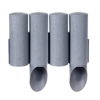 Gard de grădină Cellfast, aspect de lemn, rezistent la îngheț, lungime 2,3 m, culoare grafit, 34-044