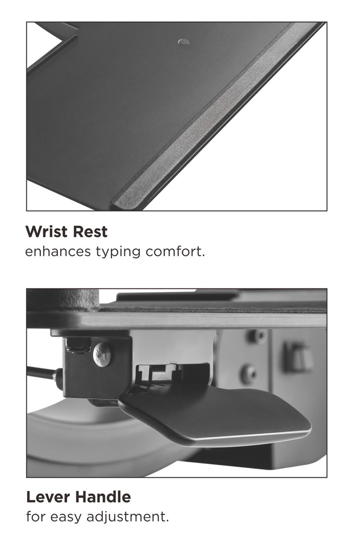 Maclean Brackets MC-795 - Suport de birou pentru tastatură și mouse Confort și utilizare într-un singur!