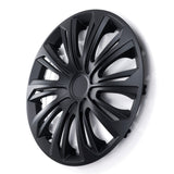 15" NRM STRONG negru mat capace de butuci universale 4 bucăți