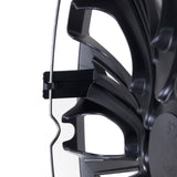 15" NRM STRONG negru mat capace de butuci universale 4 bucăți