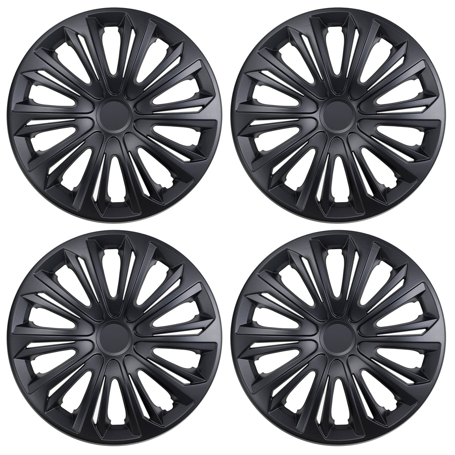 Capace universale de roți 16" NRM STRONG, negru mat, 4 bucăți