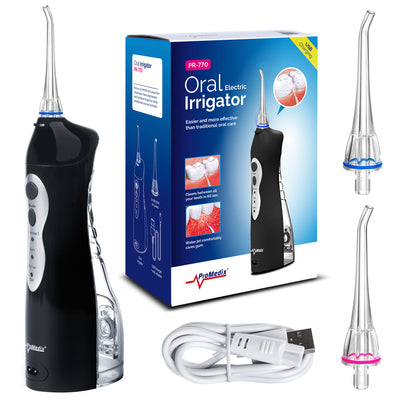 Irigator fără fir PR-770, 8.5 Bar, Promedix, negru, protectie IPX7