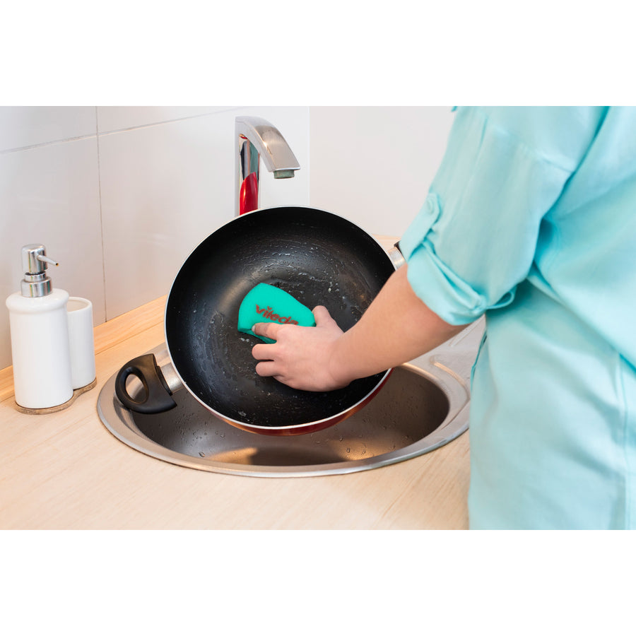 Vileda 116509 Vileda Pur Burete activ de bucătărie Anti Scratch 2BUC
