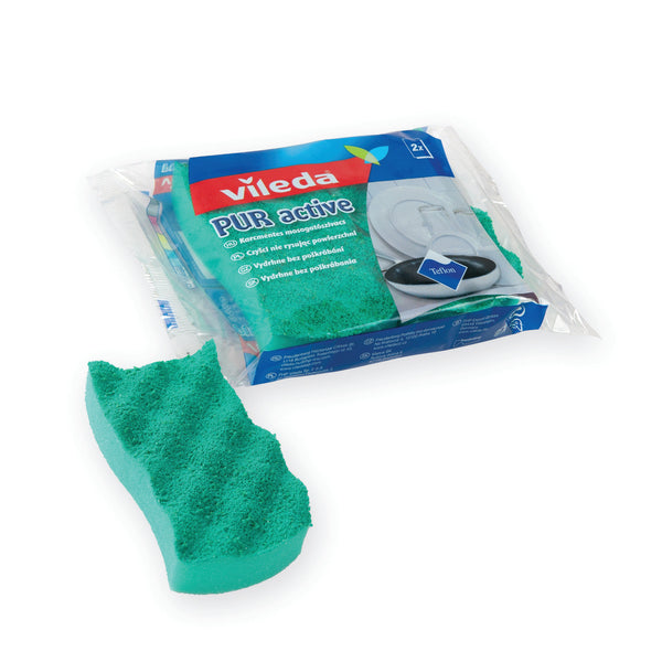 Vileda 116509 Vileda Pur Burete activ de bucătărie Anti Scratch 2BUC