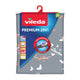 Husa Premium 2in1, Vileda, Bumbac, Gri, 130 cm x 45 cm