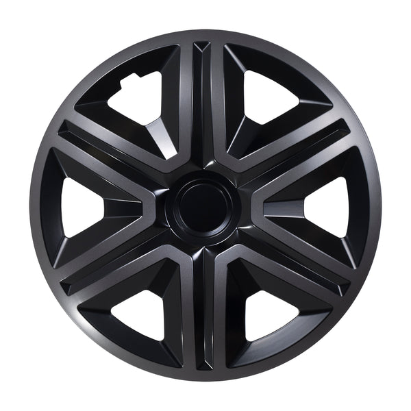 NRM ACTION 15" capace de butuc universale doublecolour grafit/negru 4 bucăți