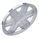 15" NRM ACTION dublă culoare argintie/neagră, capace de butuci universale NRM ACTION 4 bucăți