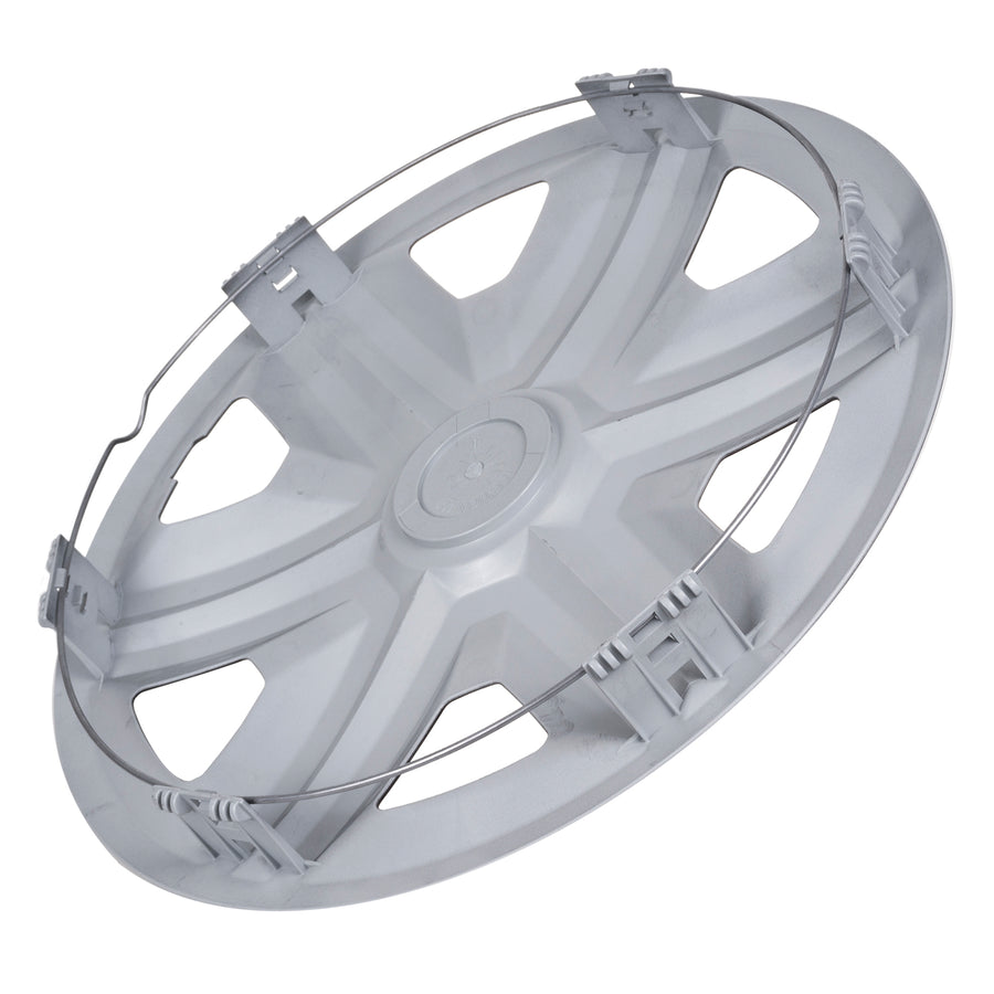 15" NRM ACTION dublă culoare argintie/neagră, capace de butuci universale NRM ACTION 4 bucăți