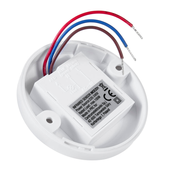 Senzor de plafon de mișcare Maclean Energy MCE231 PIR maxim 100W (LED)